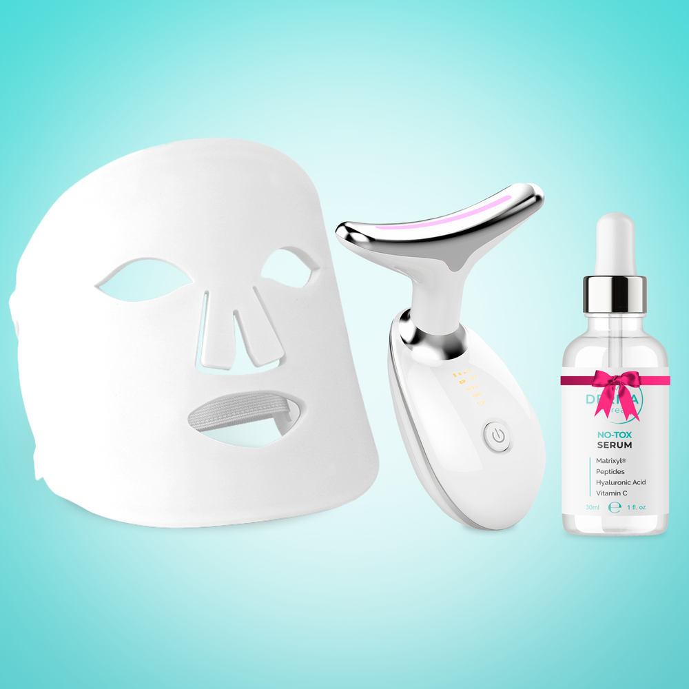 1x DermaGlow LED Mask + 1x Myoglow + Free Notox Serum