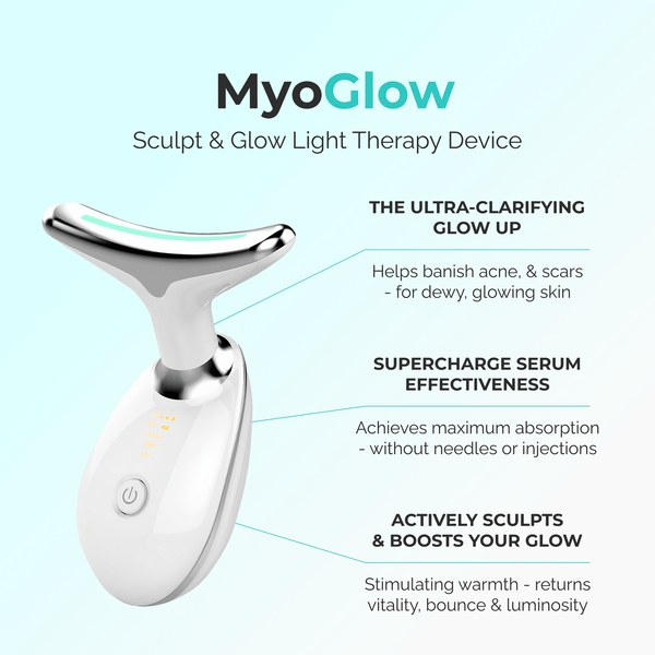 1x DermaGlow LED Mask + 1x Myoglow + Free Notox Serum